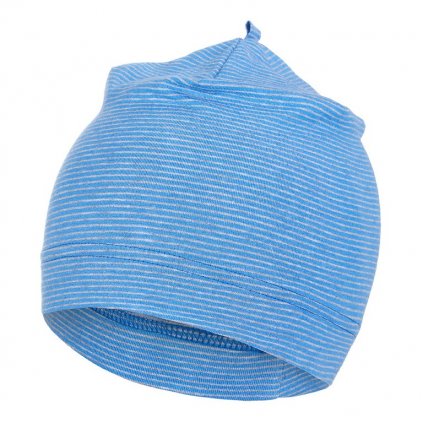 Mütze dünn Streifen Reflex Outlast® - Streifen graublau (Größe 1 | 36-38 cm)