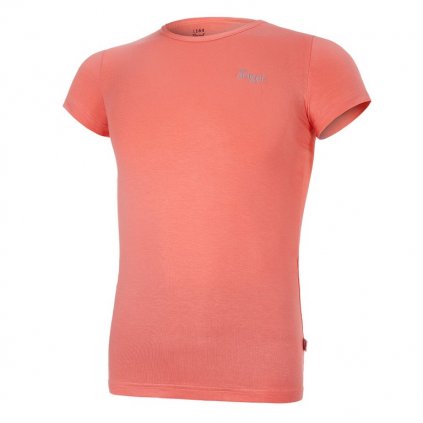 T-Shirt dünn kurzer Ärmel REFLEX Outlast® - dunkel Koralle