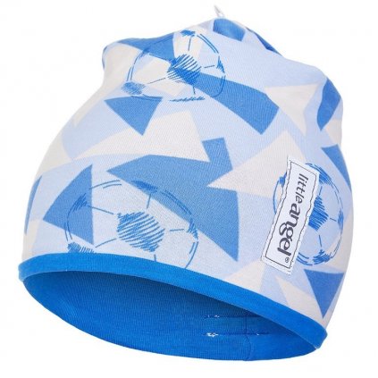 Mütze gefüttert Outlast® - graublau Ball/royalblau (Größe 1 | 36-38 cm)