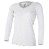 Damen Komplet langer Ärmel Outlast® - Streifen weissgrau meliert/grau meliert