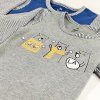 T-Shirt langer Ärmel Motiv Outlast® - indigo-Bären/Streifen