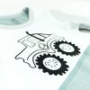 T-Shirt langer Ärmel Outlast® - flechtig meliert-Auto