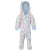 Overall gefüttert BIO langer Ärmel Outlast® - beige-Kamel/hellblau