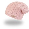 Set Beanie Strickmütze und Strickloop Outlast® - hellrosa