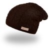 Set Beanie Strickmütze und Strickloop Outlast® - schwarz