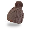 Beanie Strickmütze Bommel Outlast® - dunkelgrau