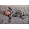 Babybody lange Ärmel Motiv Outlast® - grau meliert