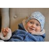 Beanie Mütze DRUCK Outlast® - helleisblau  Mäuschen