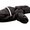 Fäustlinge Softshell STRETCH Outlast® - schwarz-grau gestickt
