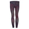 Leggings - lilaschwarz Muster