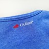 T-Shirt dünn langer Ärmel Outlast® - blau meliert