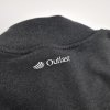 Damen Sweatshirt aufknöpfbar Outlast® - schwarz