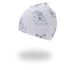 Beanie Mütze für Kinder DRUCK Outlast® - Grau Meliert Tiere