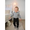 Baby Body Motiv DRUCK Outlast® - Grau Meliert/Grau Meliert Tiere