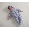 Baby Overall gefüttert Outlast® - Hellgrau Meliert
