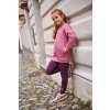 Kinder Zip Up Sweatjacke warm - Rosa