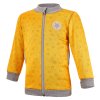 Kinder Zip Up Sweatjacke warm - Ockergelb