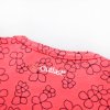Mädchen T-Shirt dünn DRUCK kurzer Ärmel Outlast® - Erdbeerrot Blümchen