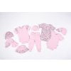 Beanie Mütze dünn DRUCK Outlast® - Babyrosa Blümchen