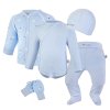 Erstlingsset BIO Outlast® - Hellblau Sternchen/Hellblau
