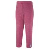 Leggings für Kinder warm - Bordeaux Meliert