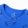 Kinder T-Shirt Langarm DRUCK Outlast® - Royalblau Waschbären