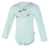 Baby Body Langarm Motiv Outlast® - Hellgrün