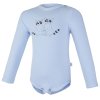 Baby Body Langarm Motiv Outlast® - Hellblau