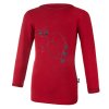 T-Shirt Motiv Langarm Outlast® - Scharlachrot