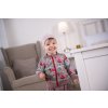 Baby-Sweatjacke warm - Fliegenpilze Altrosa