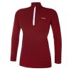 Damen Sweatshirt Outlast® - Bordeaux