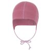 Bindemütze mit Flachnaht dünn Outlast® - Dunkelaltrosa