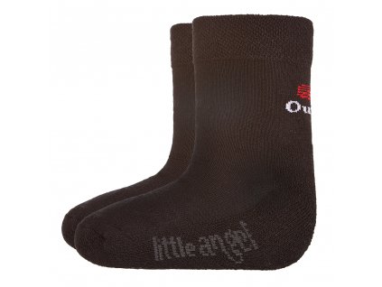 Ponožky froté Outlast® - čierna