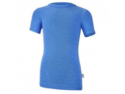 Tričko tenké KR Outlast® - modrý melír