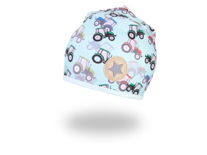 Čiapka podšitá Outlast® - traktor/sv.mentolová