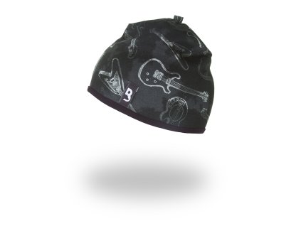 Čiapka podšitá Outlast® - čierne gitary/čierna