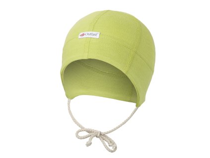 Čiapka šmyk zaväzovacia plochý šev Outlast® - zelená (Veľkosť 0 | 33-35 cm)