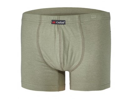 Boxerky tenké plochý šev Outlast® - khaki