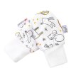 Rukavice podšité kojenecké BIO Outlast® - biele zvieratká/biela