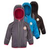 Bunda softshell STRETCH - šedá/ružová