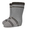 Ponožky STYL ANGEL - Outlast® - tm. šedá/čierna