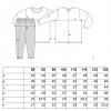 Pyžamo DR Outlast® - pruh bielošedý melír/šedý melír