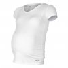 Tričko tehotenské KR tenké Outlast® - biela