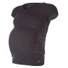 Tričko tehotenské KR tenké Outlast® - čierna