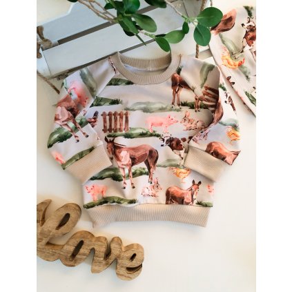 Mikina bez kapucí Farma