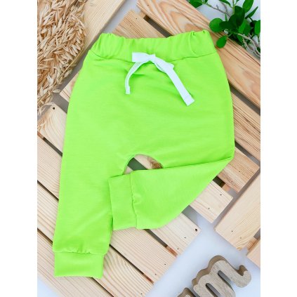 Tepláky zelené "Neon"