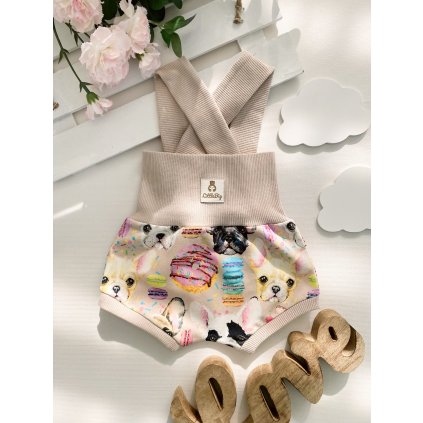 Kraťasy s traky "Buldočky"