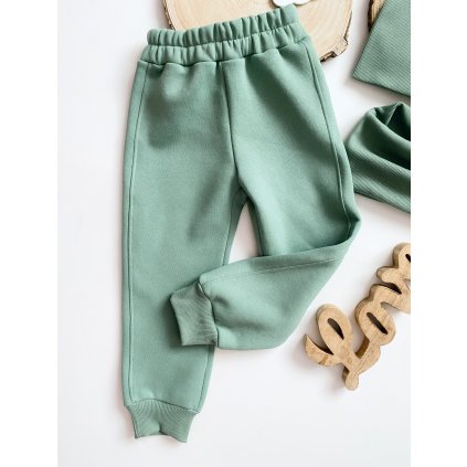 Tepláky "Basic" mentolové