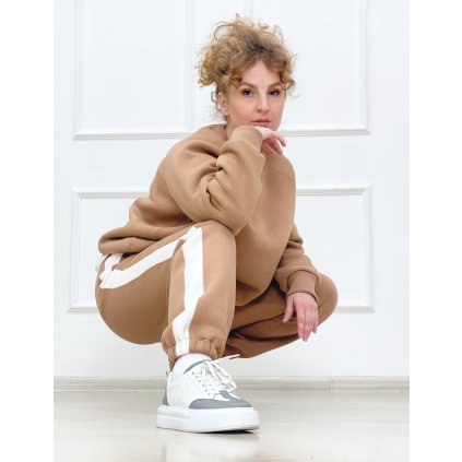 Tepláky karamelové dospělé