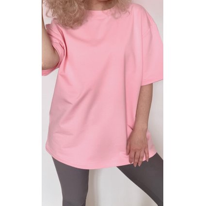 Oversize tričko z bavlněného žerzeje "Barbie"